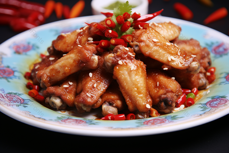 中华美食色泽诱人可口豉香风味排骨美食特写摄影背景,高清,摄影图,摄影图片,图片大全,摄影图免费下载